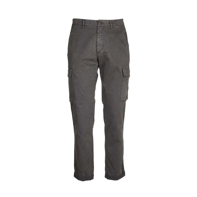 AIKO CARGO SLIM TROUSERS Man Black